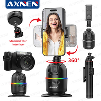 AXNEN AI P03 Smart Gimbal 360 Auto Face Tracking All-in-one Rotation for Smartphone / Cameras / Action Cam Video Vlog Recording