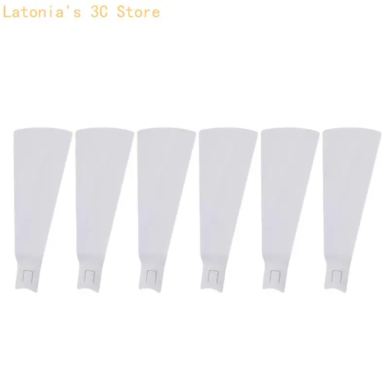 6Pcs ABS Fan Klinge Für 30W E27 Fan Licht Ersatz Kleine Decke Fan Licht für Schlafzimmer Wohnzimmer energiesparende X3UB – Detail 5