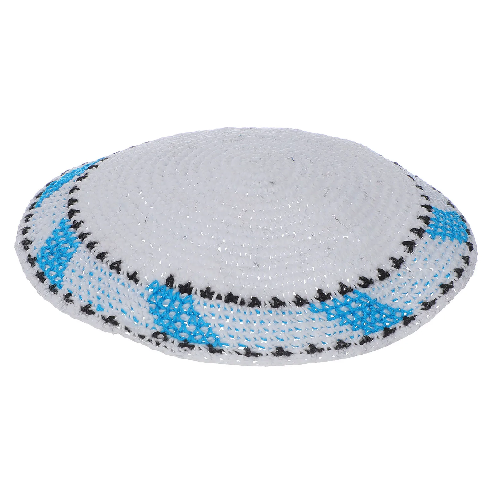 

Hand-Knit Jewish Kippah Breathable Men's Yarmulke Hat for Ceremonies Daily Wear Comfortable Skullcap Yarmulke Hat