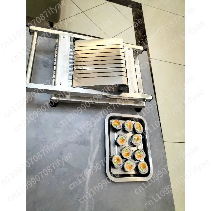 Manual stainless steel cutting sushi roll machine rice roll slicing