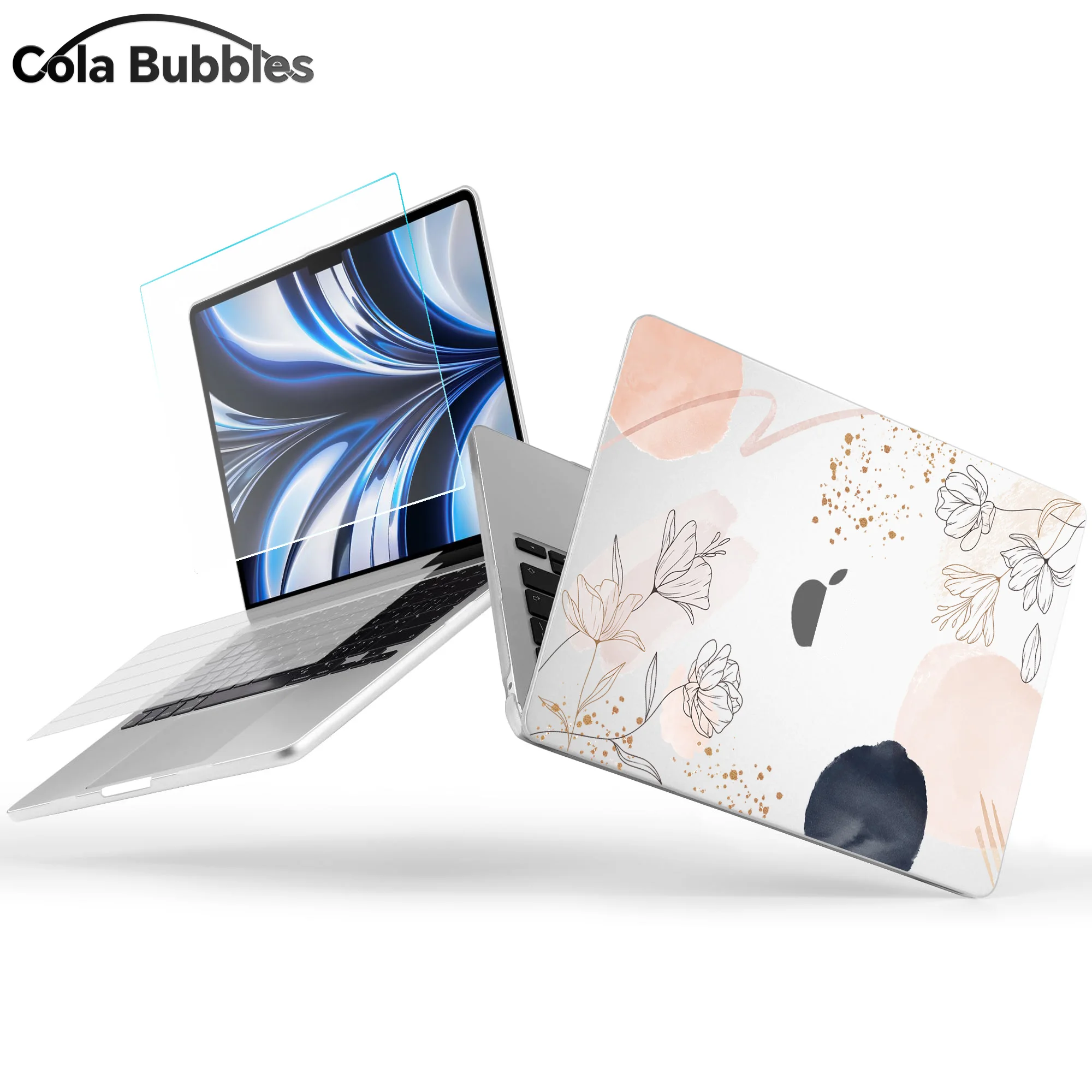 2024 Cover For Macbook Air 13.6 M3 A3113 Case M2 Pro 13 Case M1 M2 2020 Macbook Pro 14 A2992 Case 2024 Pro 16 A2991 Laptop Case