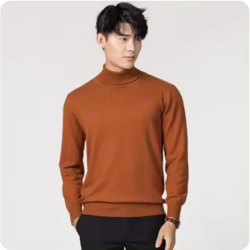 

Men's fall/Winter 2025 turtleneck knitwearCashmere sweater turtleneck pullover men's loose oversized S-3XL knit base shirt autum