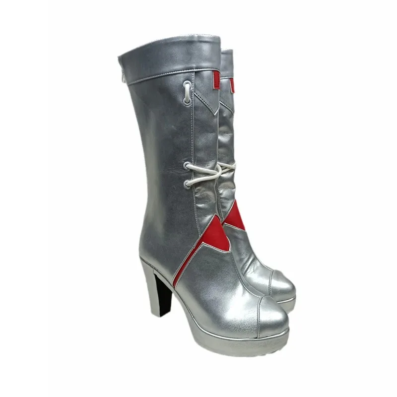 

Game Arknights Skadi the Corrupting Heart Cosplay Shoes Boots Made Halloween Custom6;d'3,h'7.b;