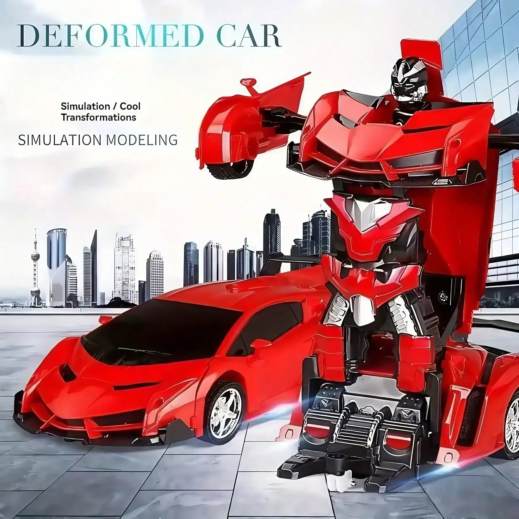 Remote Control Toy Car, One-Button Transformation, 14 Km/H Speed, Racing Robot With Return Function, Perfect Gift For Children Aged 3 And Above, Ideal For Christmas, Thanksgiving, And Birthdays, Dual-Mode Design, Durable Structure, RC Car, Game Fun