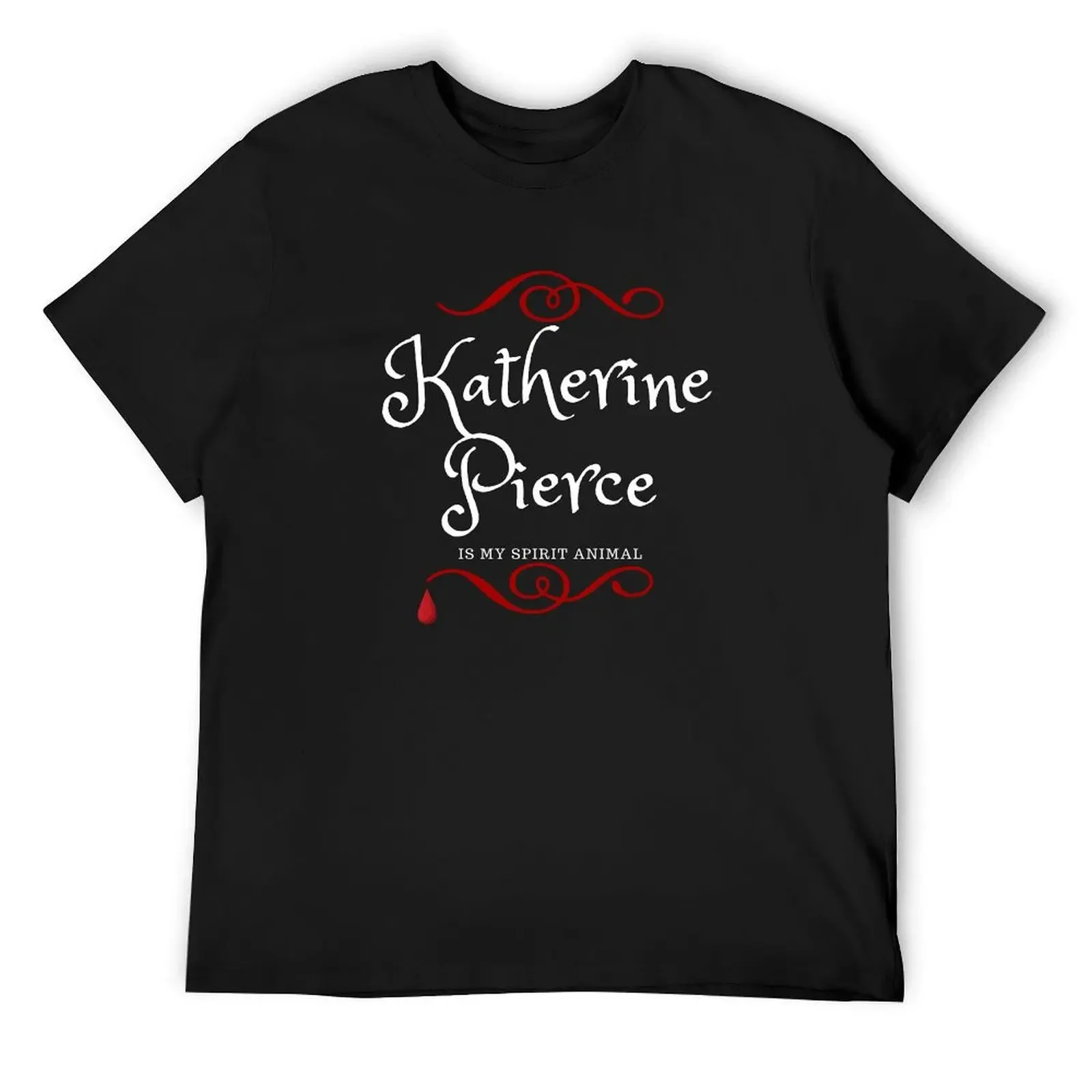 Katherine Pierce is my Spirit Animal T-Shirt blue archive summer clothes quick drying boys whites men clothes