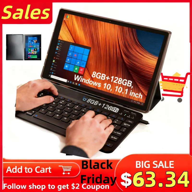 

10,1-дюймовый 64-битный 8 ГБ DDR RAM 128 ГБ ПЗУ AR10 WINDOWS 10 Планшетный ПК 1920x1200 IPS-экран HDMI-совместимый Type-C USB 3.0 WIFI