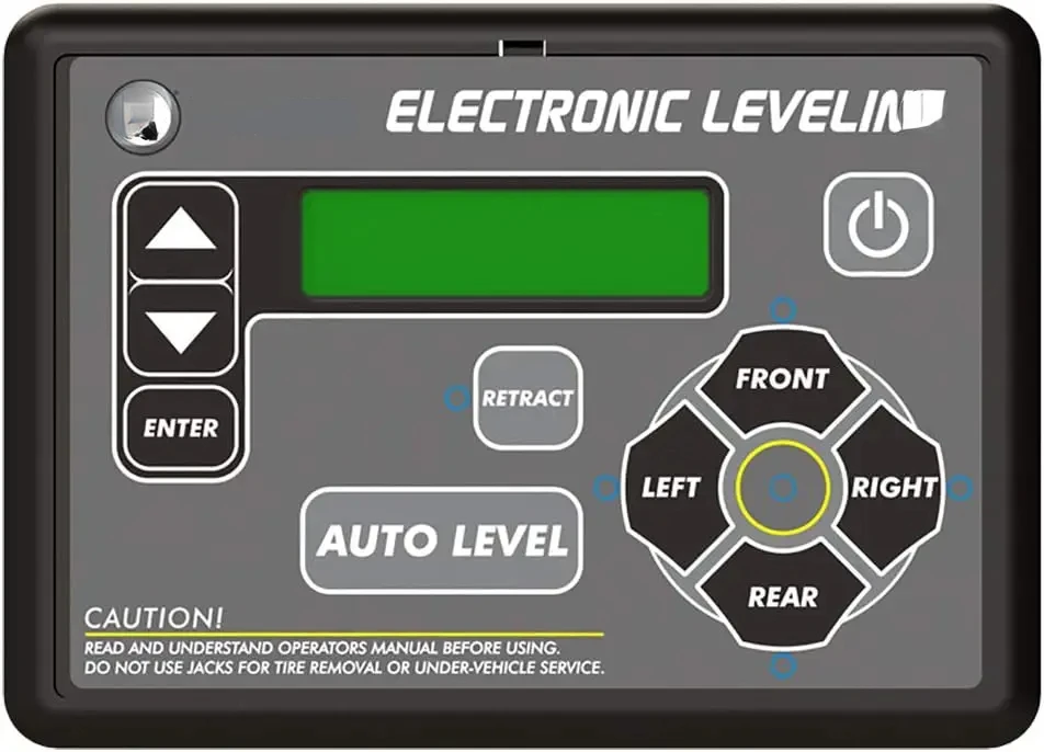 

Ground Control RV 5th Wheel and Travel Trailer Leveling System Replacement Touchpad with Auto-Leveling Button - 421484