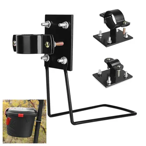 자전거 바구니 고정 홀더 스쿠터 용 마운트 고정 브래킷 Ebike Panniers 브래킷 자전거 바구니 고정 액세서리 조절 가능