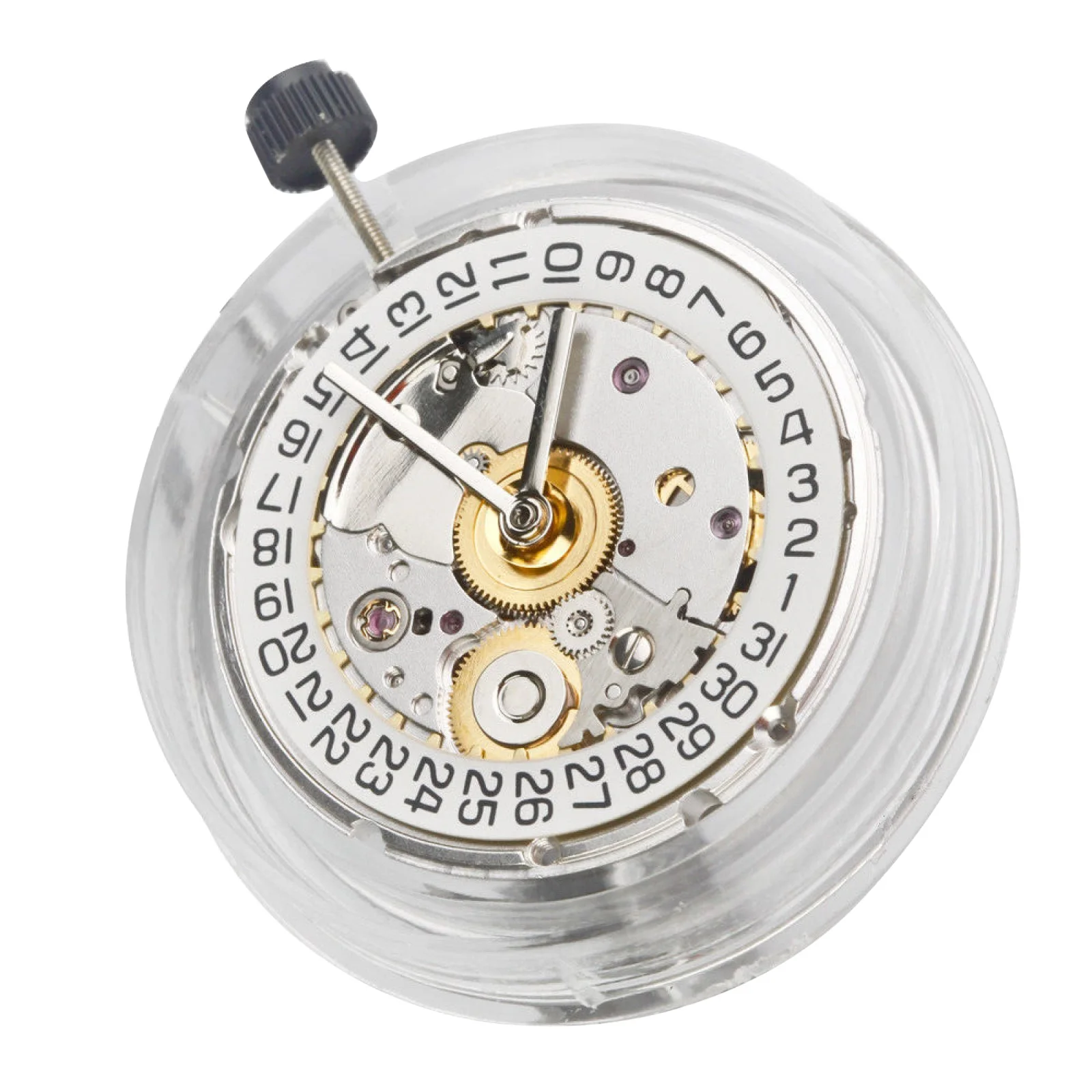 

White Clone 25 Jewels Automatic Mechanical Movement For ETA 2824 2824-2 Watch Movement Single Calendar High Accuracy Watch Parts