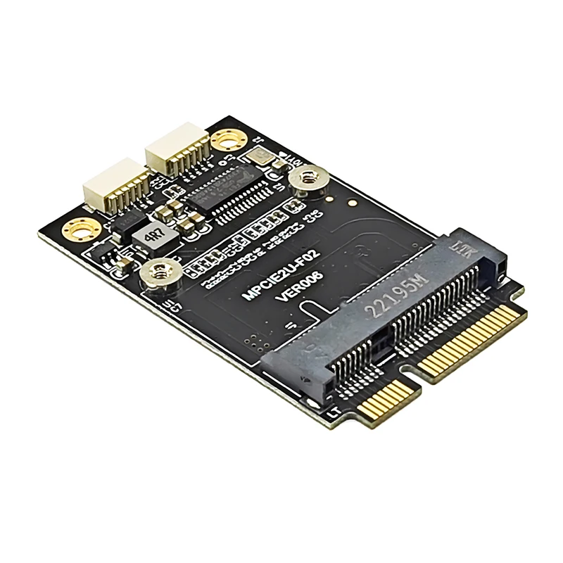 MINI PCI อะแดปเตอร์ USB คู่ mpcie ถึง5 PIN ตัวแปลง USB2.0พอร์ต2พอร์ตสำหรับความสูง/ครึ่งมินิการ์ด PCIe/USB แฟลชดิสก์