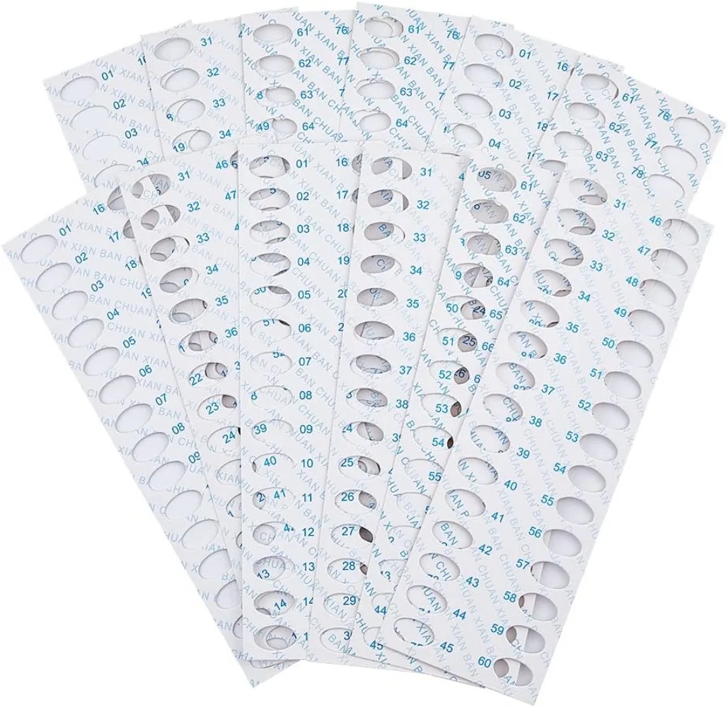 30 個 30 ポジション刺繍糸紙オーガナイザークロスステッチ糸ホルダー収納ツール糸オーガナイザーカード綿用