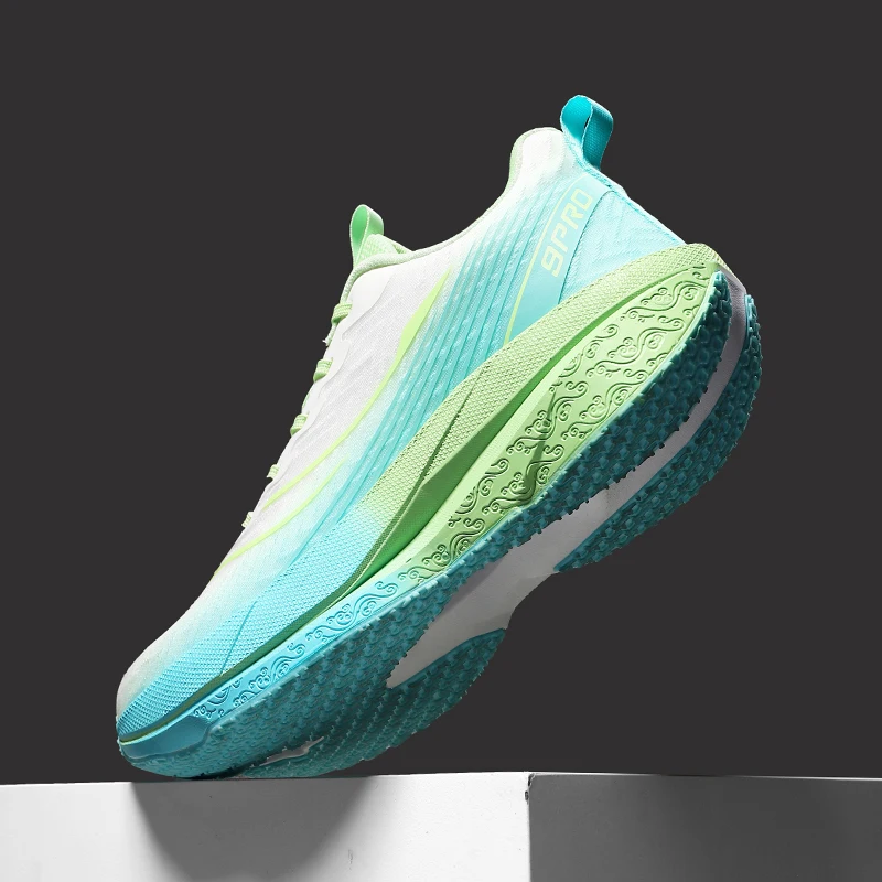 

Men Running Shoes Carbon Plate Marathon Speciality Sports Breathable Lightweight Women's Comfortable Nonskid Leisure Sneakers