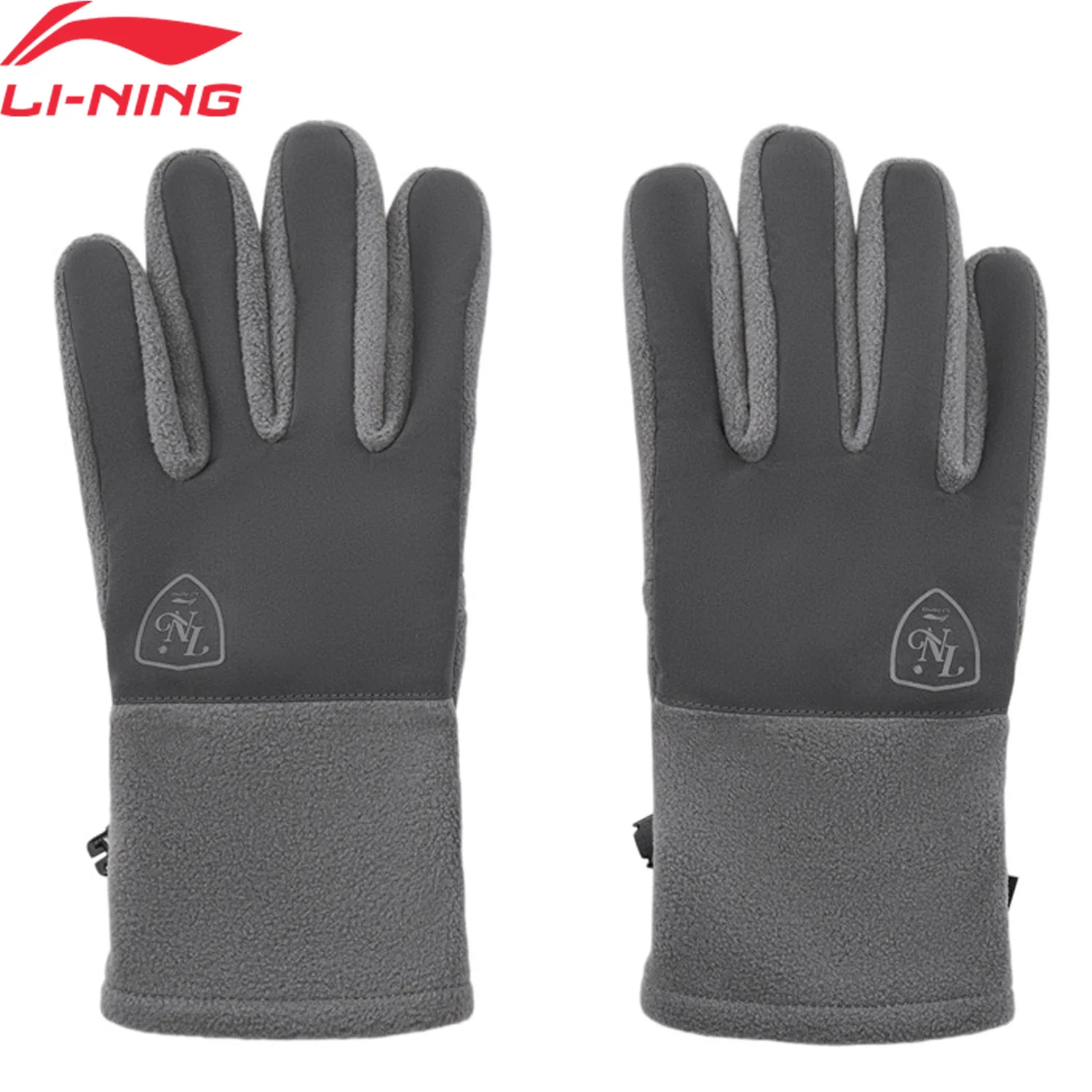 Li-Ning Unisex Sports Style Gloves Fleece Winter LiNing Wearable Equipment ASGV017 ﻿