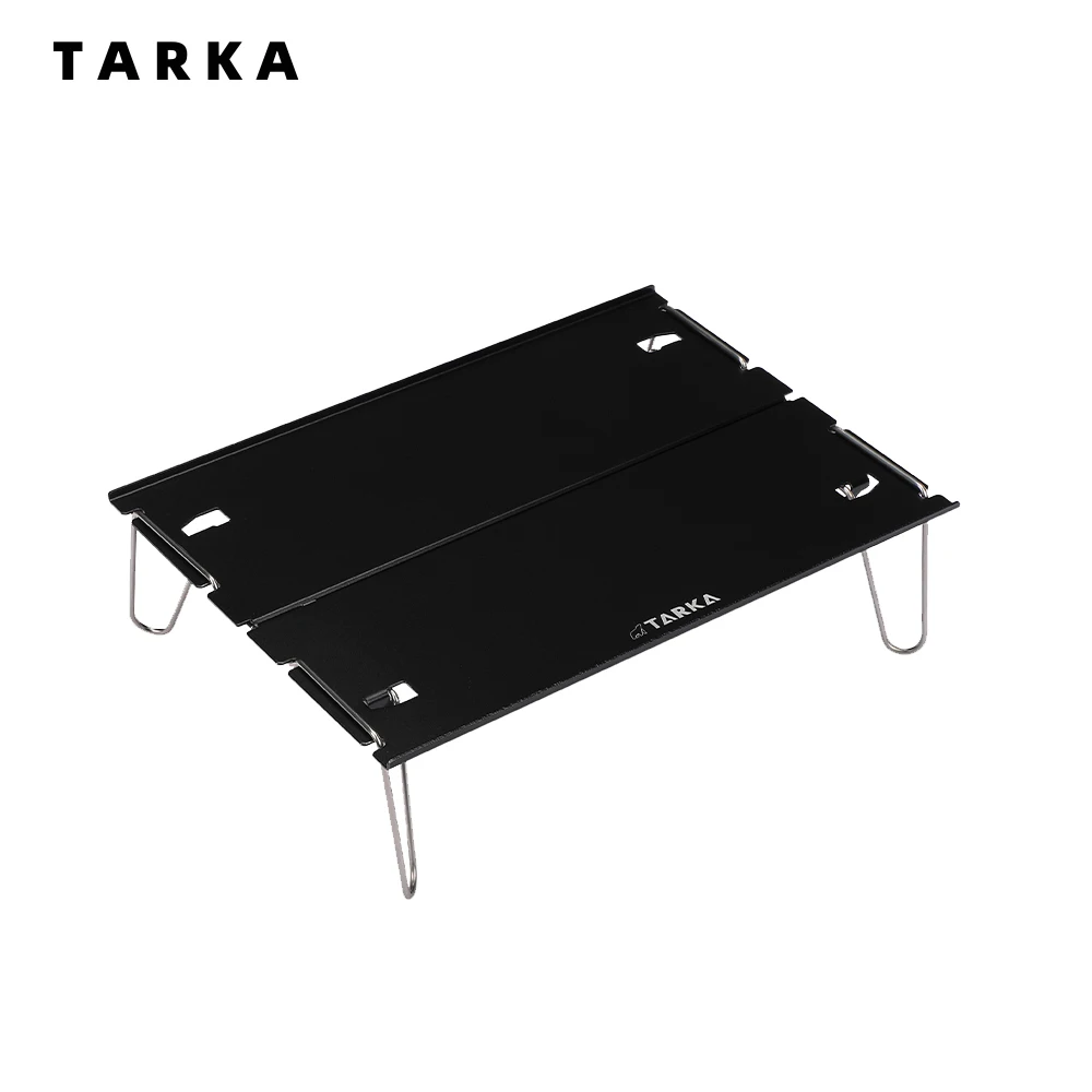 TARKA Mini Camping Table Tourist Portable Folding Table Aluminium Alloy Picnic Small Table Outdoor Fishing Beach Hiking Supplies