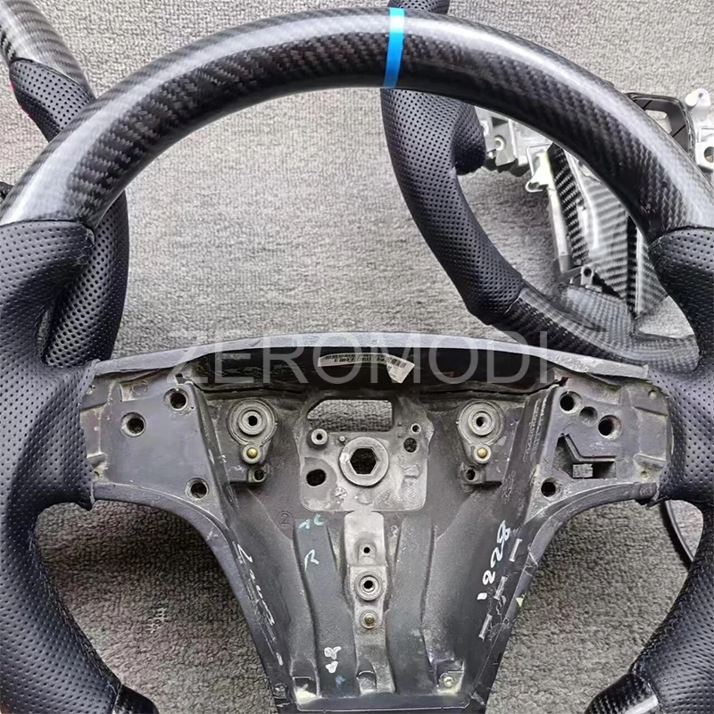 For VOLVO C30 C70 S40 V50 Carbon Fiber LEATHER STEERING WHEEL