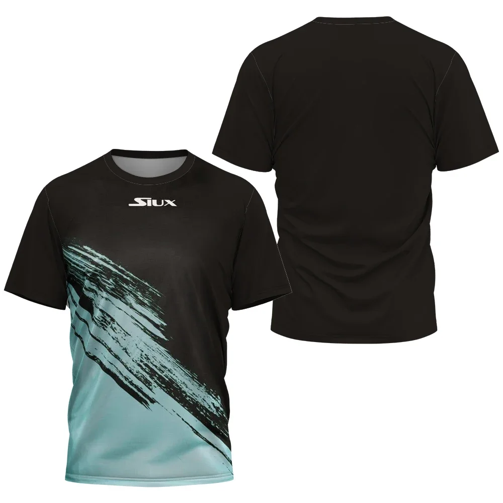 High Quality Men\'s O-Neck Tennis T Shirt Summer Badminton Quick-Drying Short Sleeve Breathable Male Outdoor Running Top Clothing