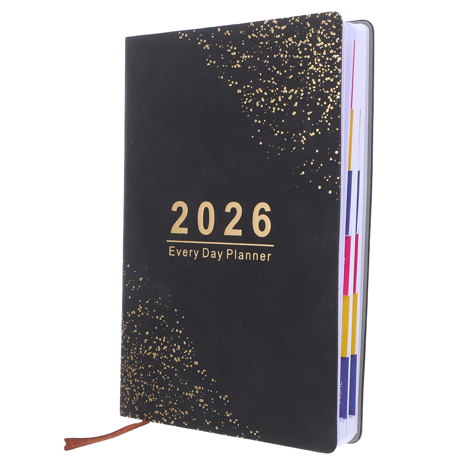 2026 Daily Planner Monthly Weekly Calendar Book January to December Hardcover Organizer A5 Size Office School Home Use