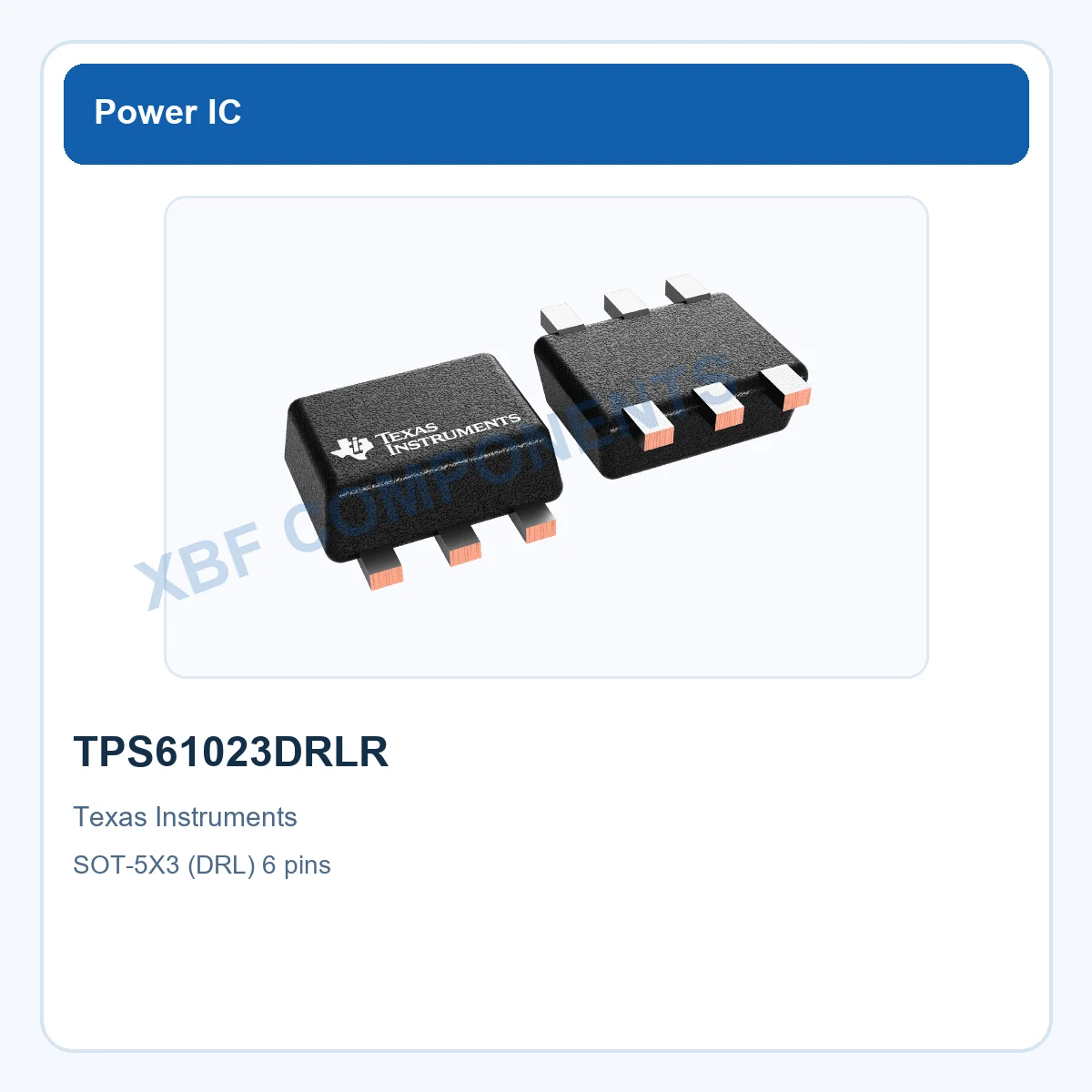 Texas Instruments TPS61023DRLR Boost Converter