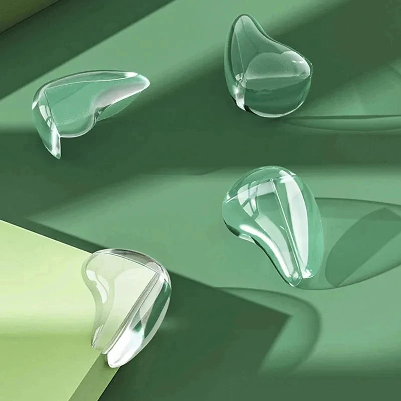1-6pcs Transparent Table Corner Protector, Edge Sticker, Glass Corner Furniture, Silicone Corner Protector, Table Anti-Collision image 6
