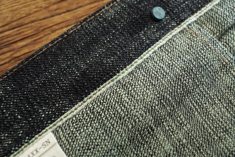 Sauce Zhan Men's Denim Jacket 20oz Heavyweight Selvedge Denim Slub Yarn Double-Dyed Year of The Snake Edition Loose Fit