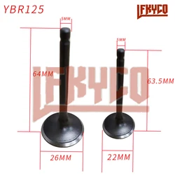 Motorcycle Intake Exhaust Valves Stem Balance Shaft Combination for Yamaha YBR 125 YBR125 XTZ125 TTR125 Go Cart Dirt Bike UTV