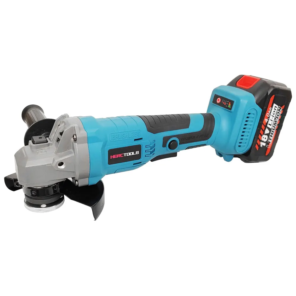 

18V 125 Cordless Angle Grinder With 4.0 Battery Electric Grinder Brushless Power Tools for Polishing Grinding Cutting