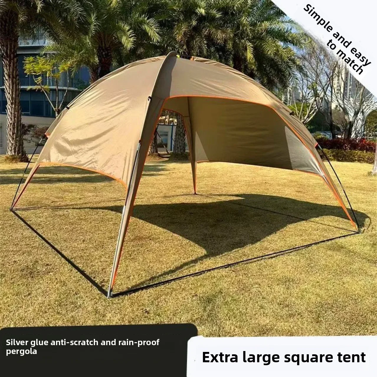 

Outdoor Outdoor Simple Large Canopy Tent Outdoor Folding Awning Sun Protection 5 Person Canopy