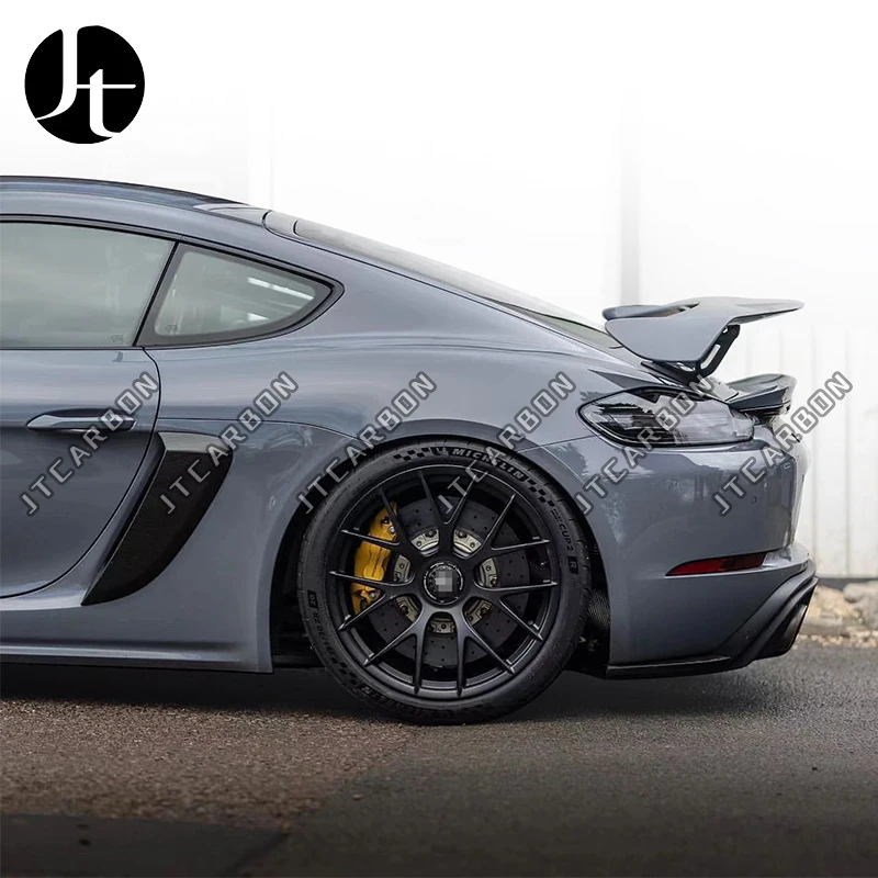 New Car Body Kit for  718 Cayman Boxster Modification GT4 Front Rear Bumper Tail Wing Rear Spoiler PP Material