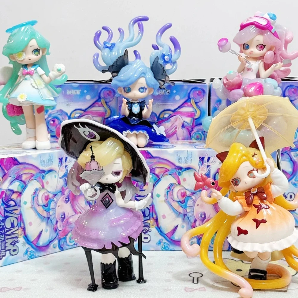 

Новая коллекция серии Memimo Strange Dreams, слепая коробка, милая экшн-фигурка, настольные украшения, загадочная коробка, игрушки-сюрпризы, подарки для девочек