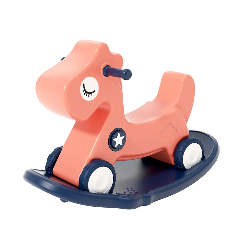 Yy Children's Rocking Horse Baby Rocking Horse Two-in-One Baby Toys Toddler Luge