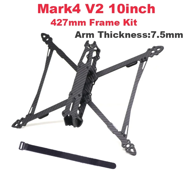 Mark4 V2 10inch FPV Frame Combo Set F405 V3S FC 60A 4-in-1 ESC 3115 900KV Motor Propeller ELRS for RC FPV Freestyle Racing Drone - Image 2