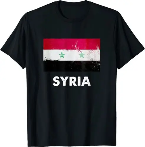 NEW LIMITED Syria Flag Shirt Syrian T-Shirt