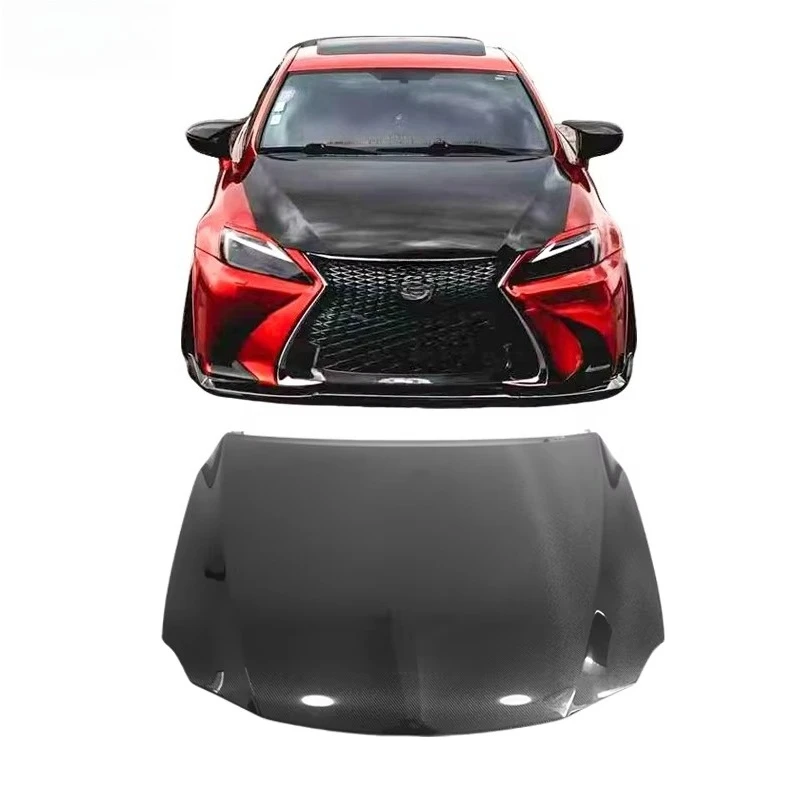 

2006-2012 for IS 250 Is300 Engine Hood Modification OEM Engine Cover Lightweight Aerodynamics Carbon Fiber New Hood