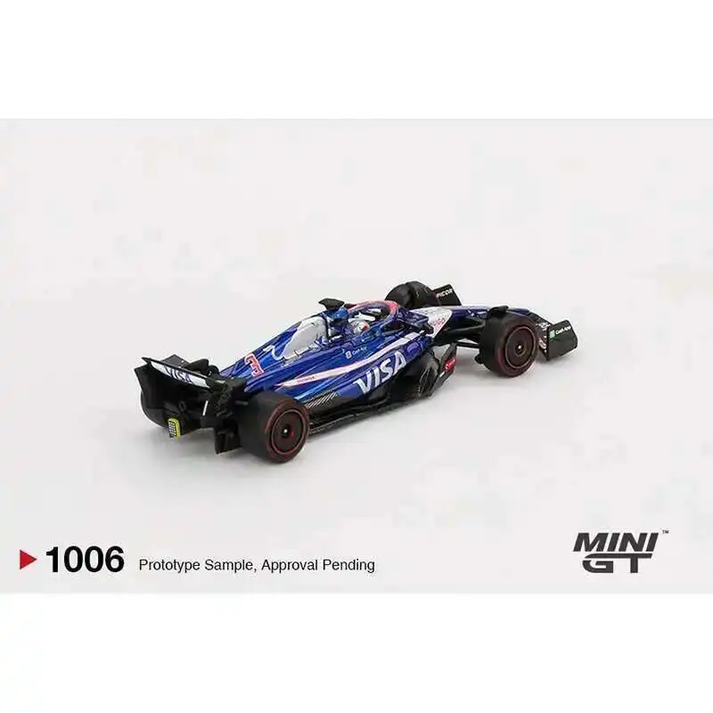 PreSale MINIGT 1005 1:64 RB VCARB 01 #3 Daniel Ricciardo 2024 F1 2024 Bahrain GP Diecast Car Model Collection Toys