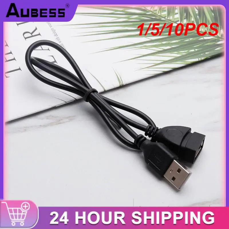 1/5/10PCS 1m USB Extension Cable Super Speed USB 2.0 Cable Male to Female Data Sync USB 2.0 Extender Cord Extension Cable