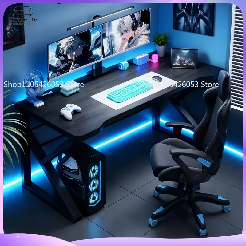 Computer Desk for Home Office Gaming Esports Adjustable Height Standing Desk with Keyboard Tray and Cable Management Modern
