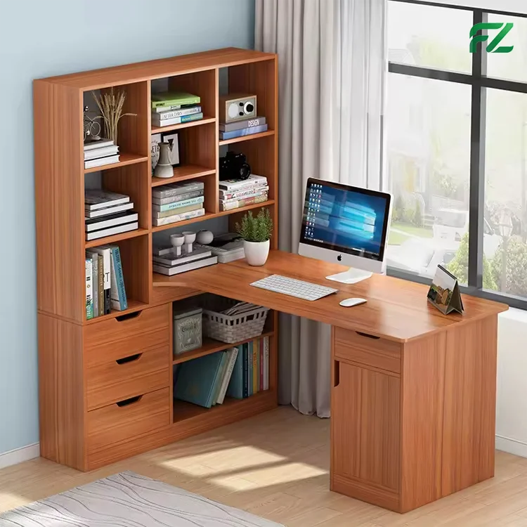 Customized Modern Computer/Laptop Desk with Drawer for Home Office Living Room-Durable Storage Eco-Friendly & Space Saving