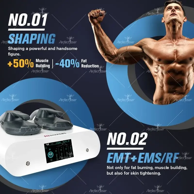 EMS Fitness HIEMT Portable 13 Tesla EMSLIM Muscle Shaping Machine Beauty Salon Professional Equipment