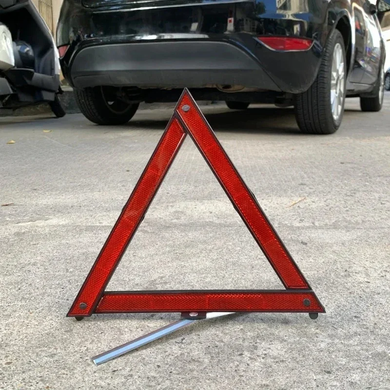 Auto Dreieck Reflektierende Warnung Stativ Faltbare Notfall Panne Warnung Dreieck Rot Reflektierende Sicherheitsgefahr für Auto Stativ