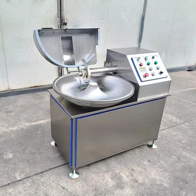 Industrial Automatic Bowl Cutter Stainless Steel Meat Chopper for Food Processing Industrial Automatic Meat Stuffing Mixer