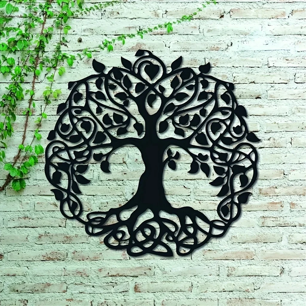 Perfect Housewarming Gift - Bring Nature Indoors with this Elegant Tree of Life Metal Wall Plaque, Wall decor metal wall hanging