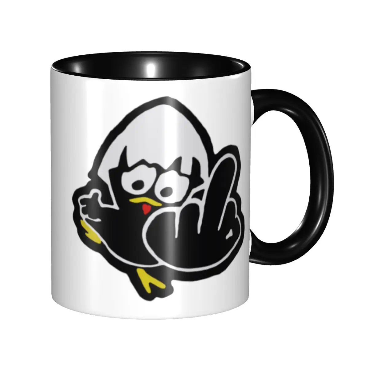 

Cartoon Chiken Calimero Coffee Mugs DIY Personalized Ceramic Milk Tea Mug Cup