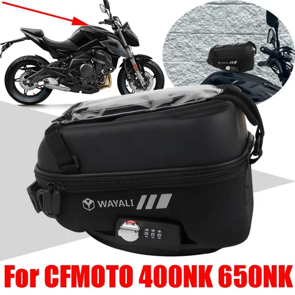 For CFMOTO CF MOTO 400NK 650NK NK400 NK650 NK 400 650 NK Accessories Tank Bag Motorcycle Tanklock Waterproof Luggage Storage Bag