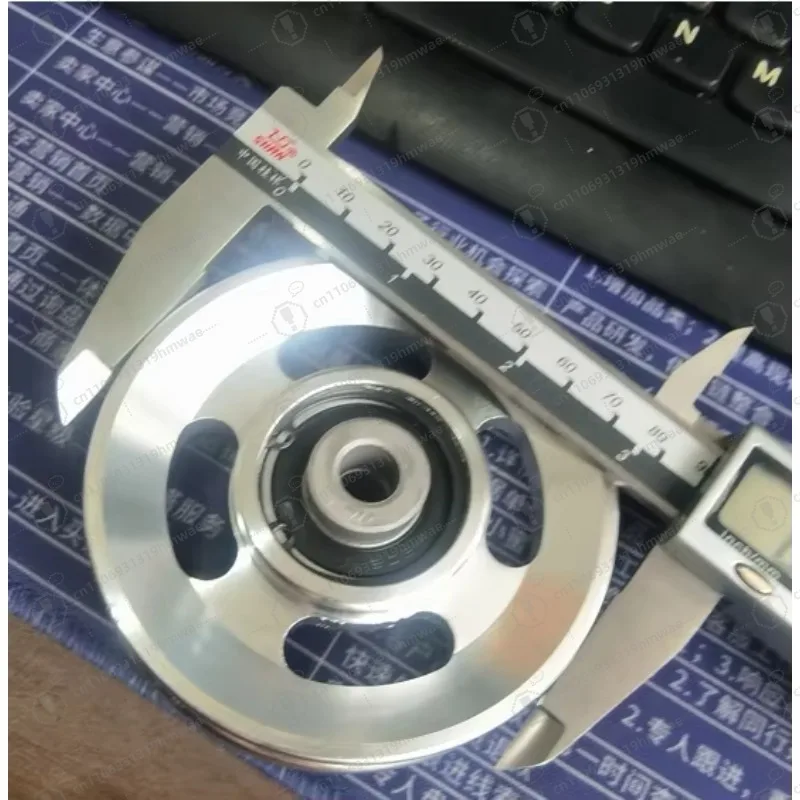 90 مللي متر الصالة الرياضية سلك حبل بكرة الرياضة الصلبة جوفاء الألومنيوم بكرة مع 6202-2rs الكرات