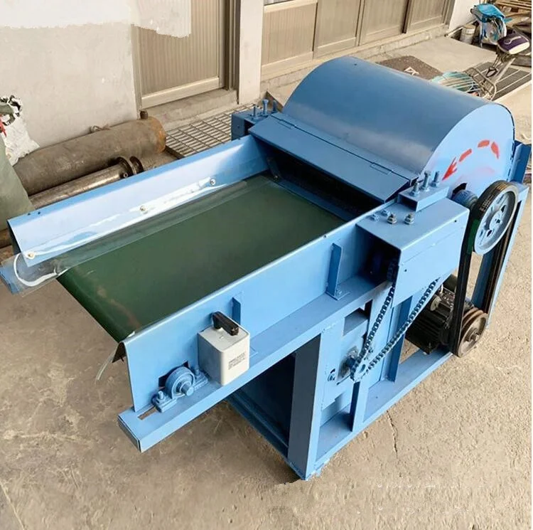 Cotton Fiber Opening Machine Old Quilt Leftover Popping & Loosening Machine