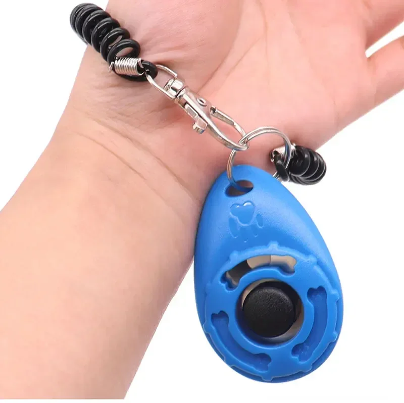 Haustier-Trainingsklicker mit Handschlaufe, Einstellbares Ton-Trainingsgerät für Hunde, Katzen, Vögel, Pferde, Tragbares Schlüsselanhänger-Design – Detail 8