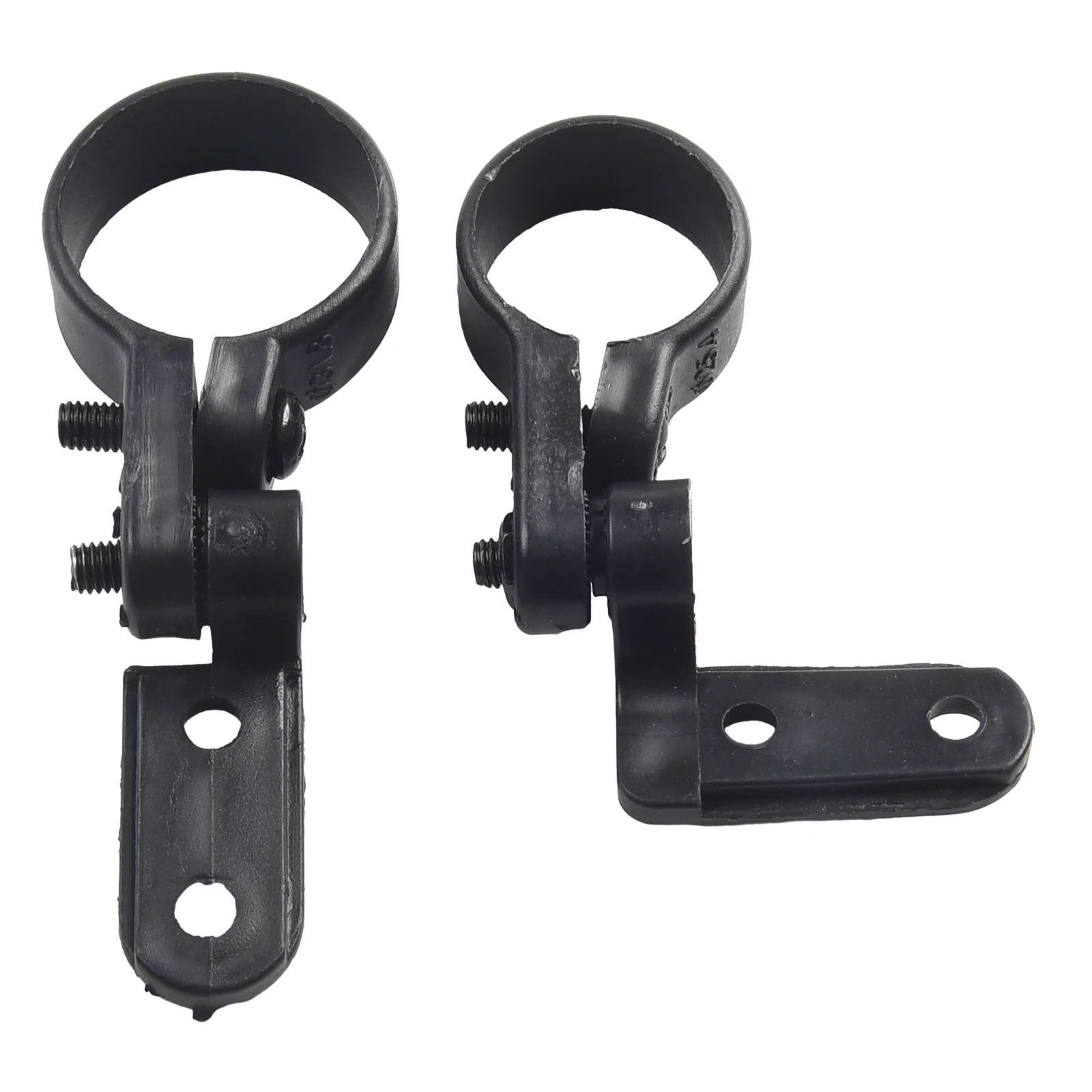 Front and Rear Reflector Pair for Bikes Featuring Handlebar and Seat Post Mounting Brackets Suitable for Various Bicycle Types