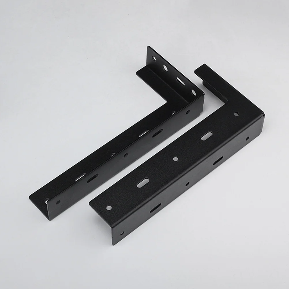 

2pcs Heavy Duty Cabinet Hanger Cold Rolled Steel Wall Mounted Hanging Bracket For Storage Office Workshop Metal Mounting Bracket