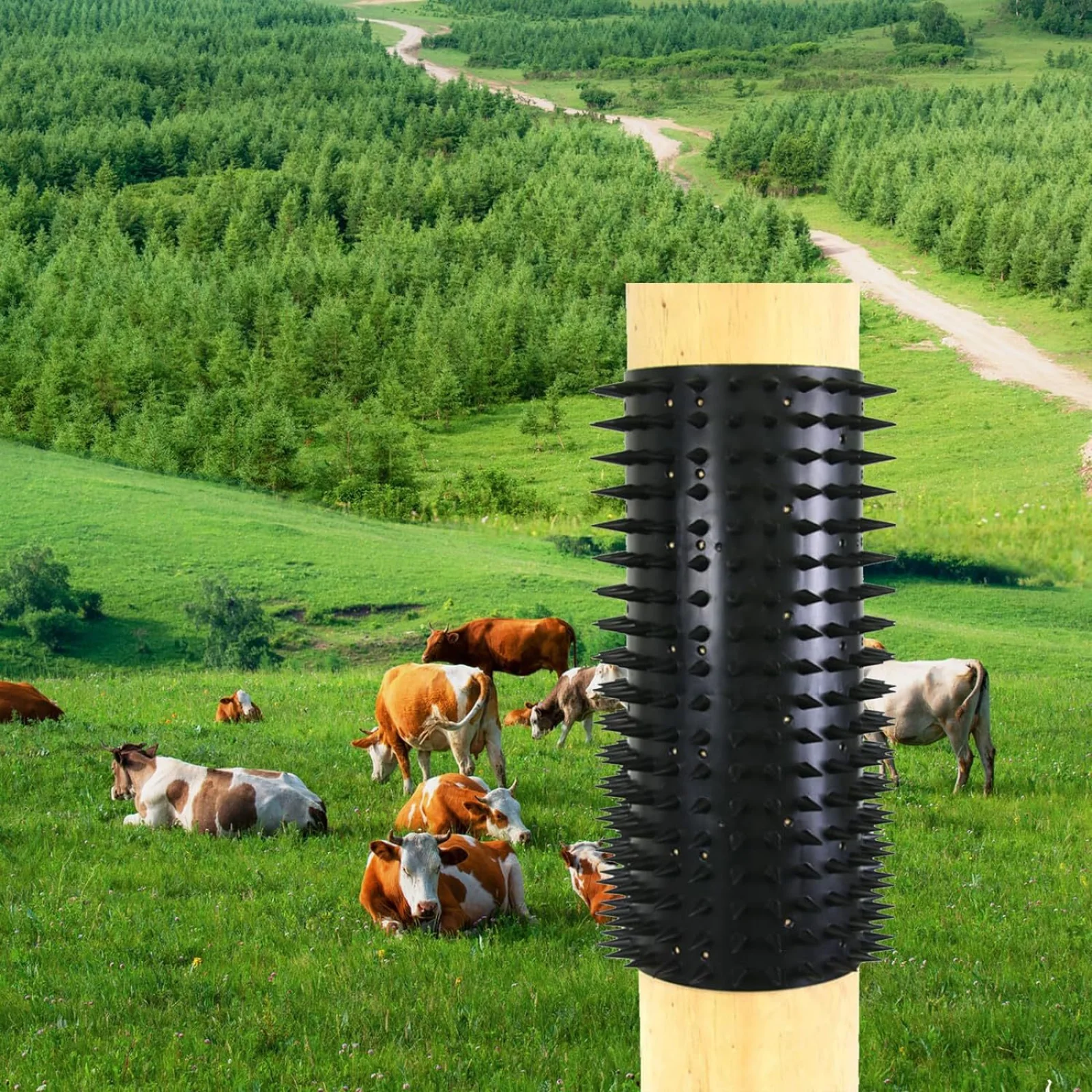 Farm Animal Tickling Artifact Cow Horse Massage Brush Weather Resistant Animal Scratcher Cattle Itching Scratch Tool For Farm