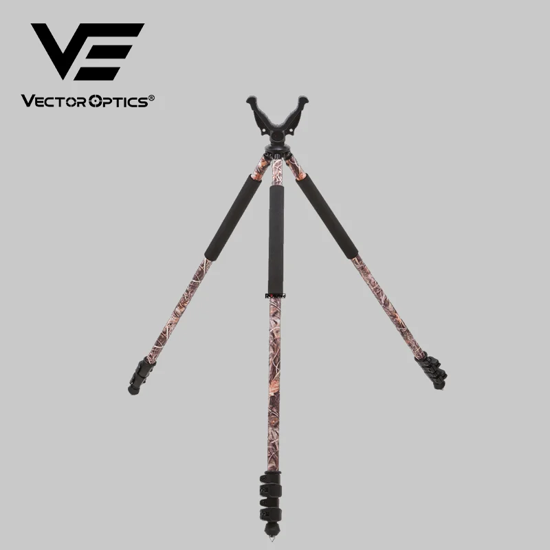 

Vector Optics Adjustable Hunting Tripod Shooting Stick Camo Telescopic Shooting Rest for Hunting Outdoors